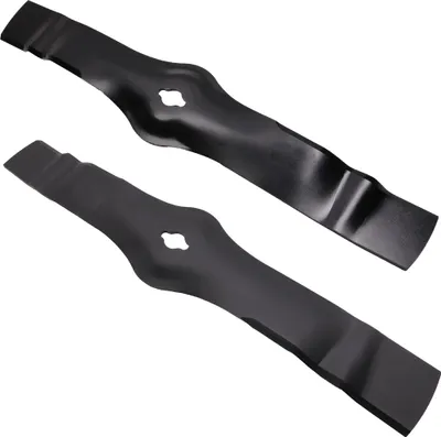 Produktbild von Messersatz 2x 56cm Messer Mulch für JOHN DEERE GT225 M130718 AM130172 AM126023