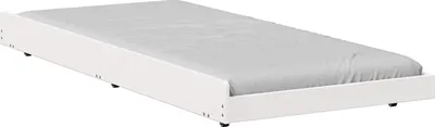 Obrázok produktu pre Rám postele biely 75 x 190 cm z masívneho borovicového dreva