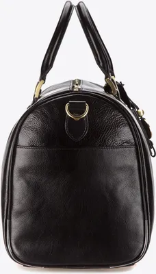 Image de Wittchen Sac de voyage pour homme en cuir véritable, noir, noir, cuir véritable