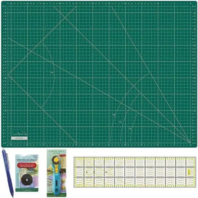 Image de Famanu Patchworkset - Tapis de découpe de haute qualité, 60 x 45 cm