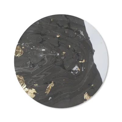 Produktbild von MuchoWow® Mauspad Mousepad Marmor - Schwarz - Gold 50x50 cm - Mousepads - Maus Mat - Pad - Mausunterlage - Vinyl