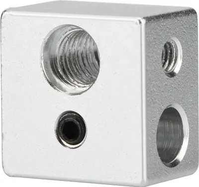 Imagen del producto de Bloque calefactor del hotend para extrusora, piezas para impresora 3D con rosca M7, compatible con la mayoría