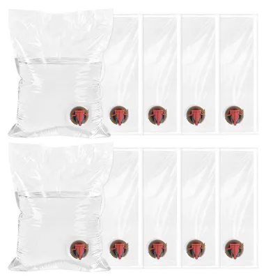 Immagine prodotto di Solidchoice - Set di 10 sacchetti pieghevoli per succhi con beccuccio, ideali per diverse bevande