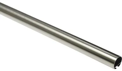 Produktbild von Gardinenstange mit Innenlauf I Windsor edelstahl-optik 240 cm Ø 25 mm