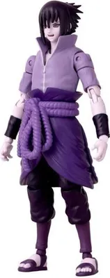 Image de Figurine Anime Heroes Sasuke Uchiwa Rinnegan/Mangekyo Sharingan, 17 cm, Naruto Shippuden, Violette