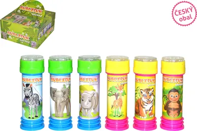Produktbild von Seifenblasen Safari 50 ml – Tschechische Verpackung