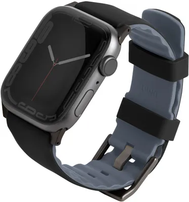 Obrázok produktu pre Uniq Linus remienok pre Apple Watch 1/2/3/4/5/6/7/8/Se/Se2 38/40/41Mm - čierny