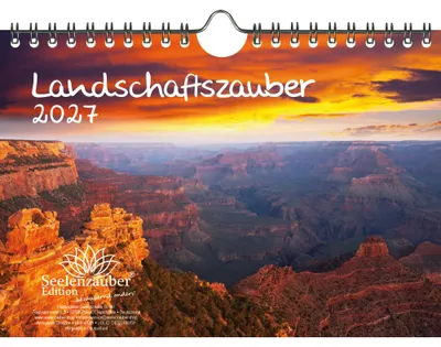 Produktbild von Landschaftszauber DIN A5 Kalender für 2027 Landschaften und ferne Länder - Seelenzauber