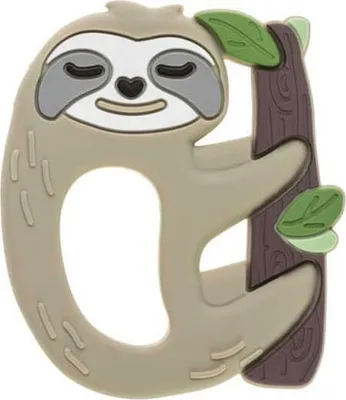 Obrázok produktu pre Silikónový krúžok na prerezávanie zubov - Sloth / Bocioland