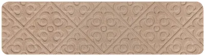 Productafbeelding van COSTWAY 15 antislip traptreden, 76 x 20 cm, traptapijten, geschikt voor houten treden, waterdichte traptreden, bruin