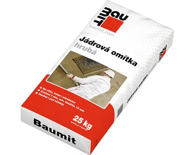 Obrázek produktu pro Jádrová omítka BAUMIT univerzální hrubá 25 kg šedá