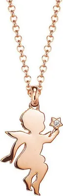 Produktbild von Esprit Damen Kette Collier Silber Rosé Angel Star ESNL93170C420