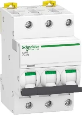 Zdjęcie produktu dla Schneider Electric A9 IC40N 3P C 16A 6000A/10KA (A9P54316 CLARIO)