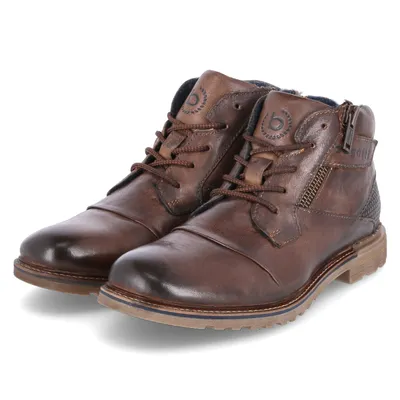 Produktbild von Bugatti Schnürboots VITTORE Herren Glattleder Braun Größe: 46