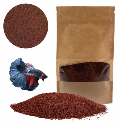 Produktbild von Fischfutter Aquarium Granulat für Zierfische, farbverstärkend mit Kelp, Knoblauch, Krill, Hering und Garnelen 47 % Protein