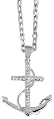 Produktbild von Akzent Damen Anhänger Dusica "Dusica" aus 925 Sterlingsilber, rhodiniert, langlebig
