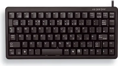 Obrázok produktu pre CHERRY G84-4100, Mini, Kábel, USB, QWERTY, Čierna