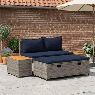 Produktbild von Möbel Outdoor-Sofagarnitur 4 -Seater 4 pcs 55 x 30 x 39 cmGartenbänke - Gartenbänke c6754