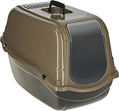 Immagine prodotto di Kerbl Katzentoilette Emma Eco (mit Filter, blau/schwarz, 57x39x41 cm) 81691