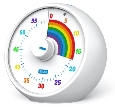 Productafbeelding van Visueel timer voor kinderen, 60-minuten afteltimer met stiltefunctie