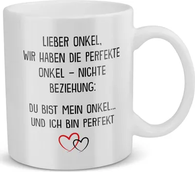 Produktbild von 22Feels Bester Onkel Geschenk von Nichte Geburtstag Tasse Weihnachten Kaffeetasse Männer Kaffeetasse Herrentag Haferl Geschenkidee