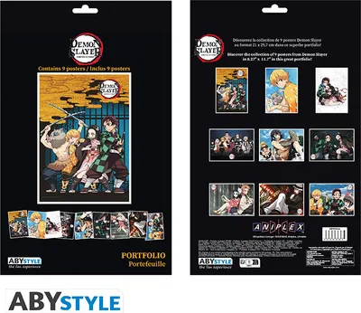 Produktbild von DEMON SLAYER - Portfolio 9 posters Season 1 (219,7)