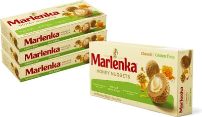 Immagine prodotto di MARLENKA® 4 pezzi al prezzo di 3 – Palline al miele senza glutine con noci (4 x 235 g)