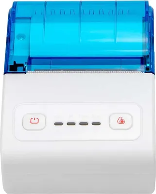 Produktbild von INF 58mm USB+Bluetooth Thermodrucker für POS, Küche und Mobile Drucke Blau + Weiß