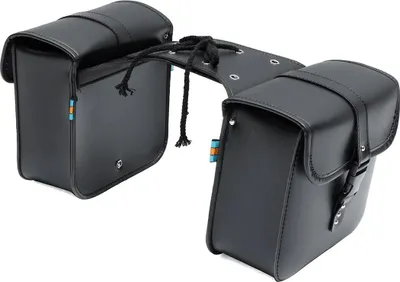 Obrázok produktu pre Brašne pod sedlo motocykla - Bočné tašky - Vodotesné - Imitácia kože - Univerzálne - 26 x 24 x 11 cm - 1 pár - Úložný priestor na náradie