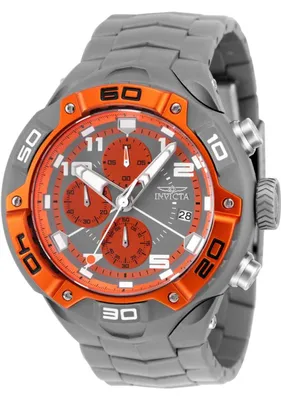 Immagine prodotto di Invicta Speedway 49883 Orologio da Uomo - Movimento al Quarzo - Acciaio Inossidabile con Quadrante Arancione - 50 mm