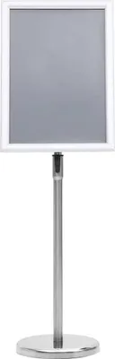 Zdjęcie produktu dla vidaXL Stojak na plakaty 2 szt. srebrny 45 x 33 x 88 cm Stop aluminium