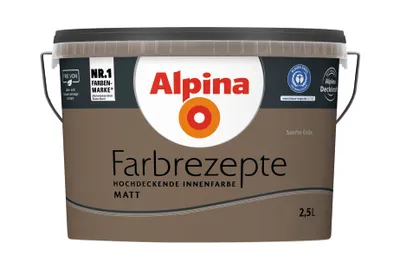 Produktbild von Alpina Farbrezepte Sanfte Erde matt 2,5 Liter