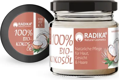 Produktbild von Bioherba 100% Bio Kokosöl für Haut Gesicht & Haare 100ml