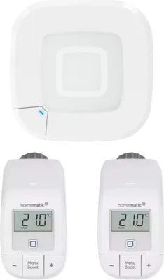 Produktbild von Homematic IP Starter Set Heizen | eQ-3 | 2x Heizkörperthermostat Basic