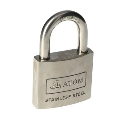 Produktbild von ATOM VERSTÄRKTES EDELSTAHL-VORHÄNGERSCHLOSS 50 mm