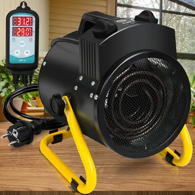 Image de SWANEW Chauffage de serre Accessoires de jardin & de serre 2000W avec régulateur de température Chauffage de serre de jardin Semis