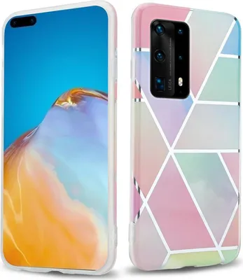 Produktbild von Cadorabo Schutzhülle für Huawei P40 Hülle in Rosa TPU Handyhülle Etui Case Cover