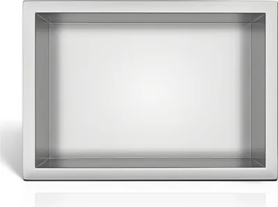 Immagine prodotto di WALL-BOX ONE Mensola da incasso in acciaio inox 30x20x10 cm