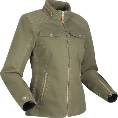 Produktbild von Segura Bahia Damen Motorrad Textiljacke, khaki, 48