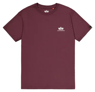 Produktbild von Alpha Industries Basic T Small Logo T-Shirt für Herren Deep Maroon
