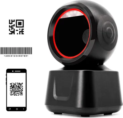 Obrázek produktu pro 1D 2D QR Stolní drátový snímač čárových kódů Vysokorychlostní platforma Hands-Free Automatická čtečka smyslů USB port Plug&Play Kompatibilní se systémem Windows Android Snímač obrazu CMOS Vhodný pro supermarket Maloobchod Obchod s potravinami Skladiště