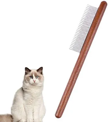 Produktbild von Katzen- und Hundehaarkamm - Effektive Flohkamm für alle Haarlängen