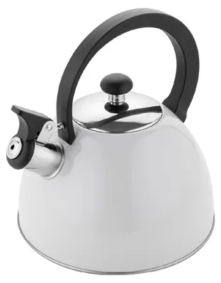 Produktbild von FLORINA Wasserkessel (2,5 l) I Edelstahl Teekessel BRILLO I Flötenkessel mit Bak