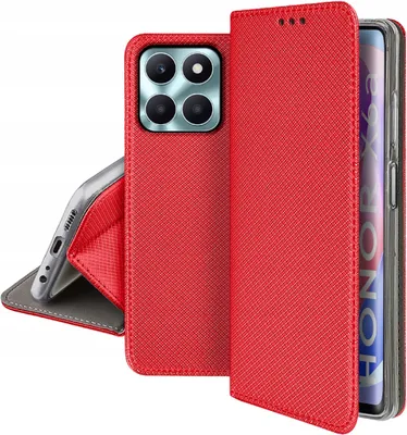Obrázek produktu pro Pouzdro pro Honor X6A SMART MAGNET CASE PENĚŽENKA + SKLO 9H