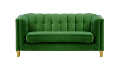 Produktbild von SLF24 - Zweisitzer-Sofa Sodre - dunkelgrün - Velluto 10