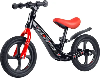 Obrázek produktu pro Ricokids 760501 Dětské odrážedlo FUNNU, černo-červený