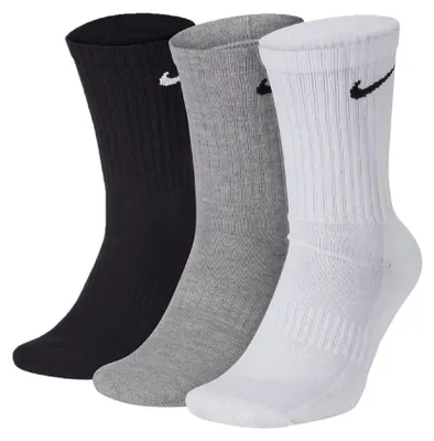 Produktbild von Nike Everyday Lightweight Crew Socken 3er-Pack - SX7676 , Farbe:Grey Combo, Textil:34-38