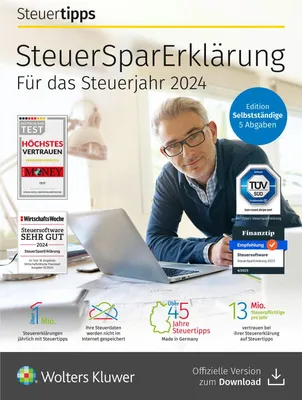 Produktbild von SteuerSparErkl. f. Selbstst. (Steuerj. 2024) (Code in Box)