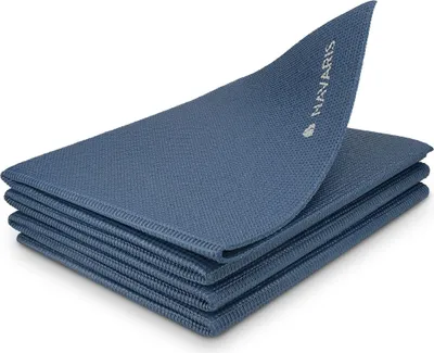 Produktbild von Navaris Klappbare Yoga Matte Fitnessmatte - 4mm Sportmatte Fitness Pilates Sport Gymnastikmatte rutschfest - Reise Yogamatte faltbar - versch. Farben