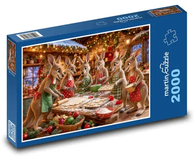 Obrázok produktu pre Puzzle 2000 Valabijovia pečú cukrovinky - martinpuzzle